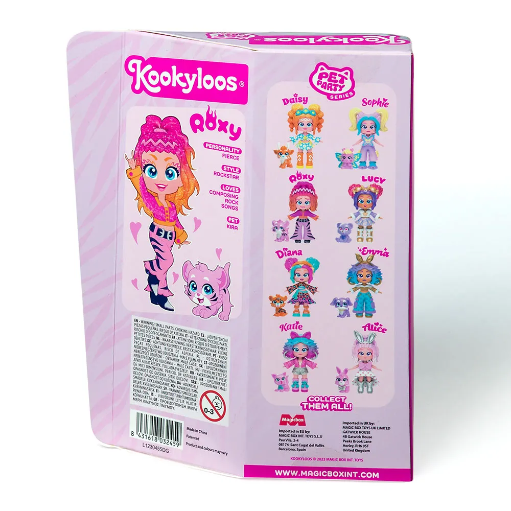 Papusa Pets Party +3 ani Roxy, Kookyloos