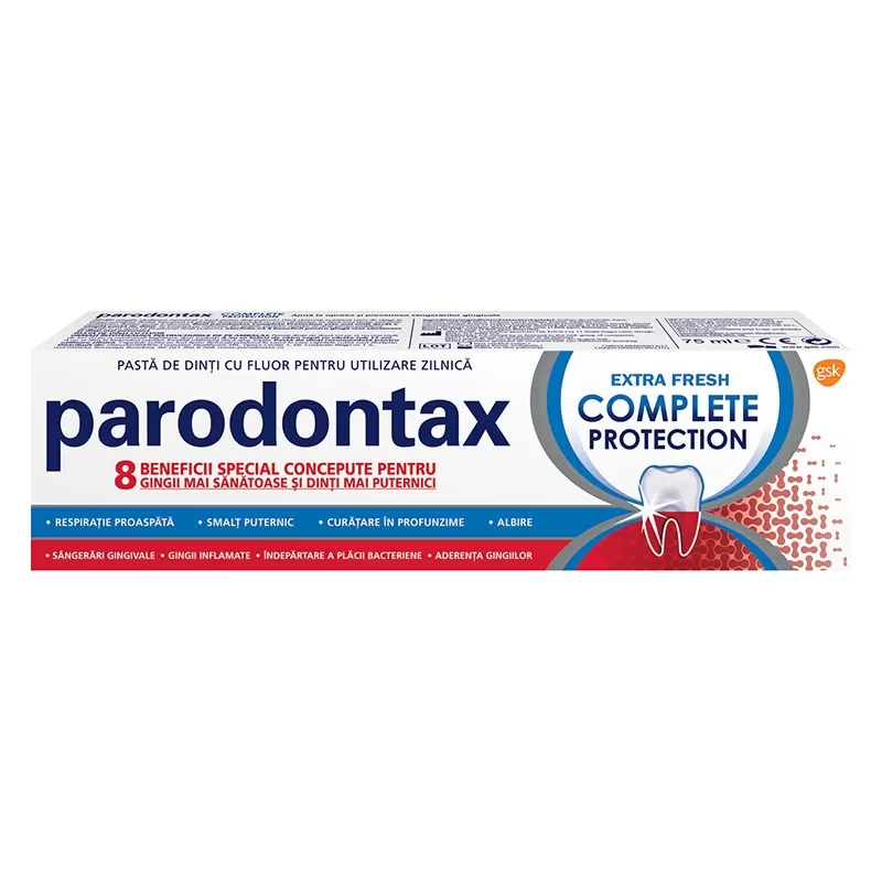 Pasta de dinti Complete Extra Fresh, 75ml, Parodontax