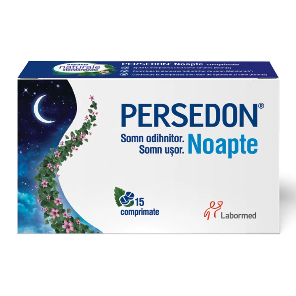 Persedon Noapte, 15 comprimate, Labormed