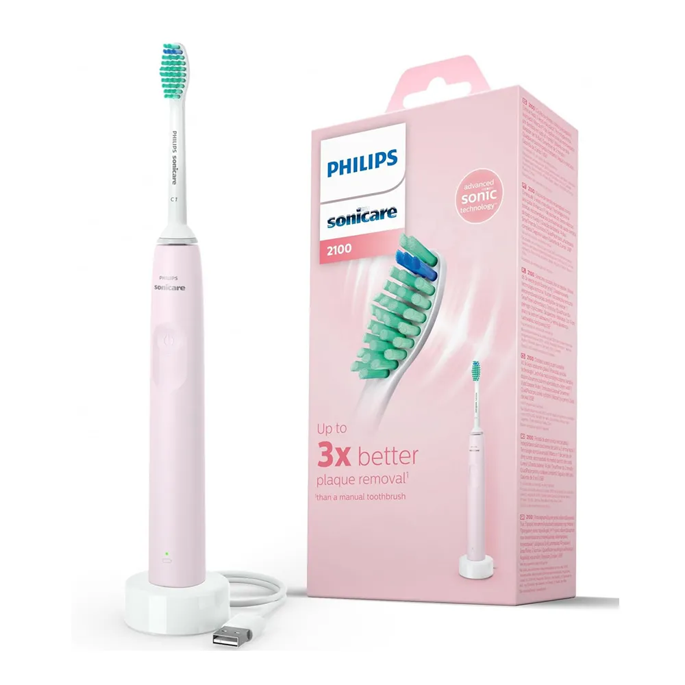 Periuta Electrica 2100 Roz, HX3651/11, Philips Sonicare