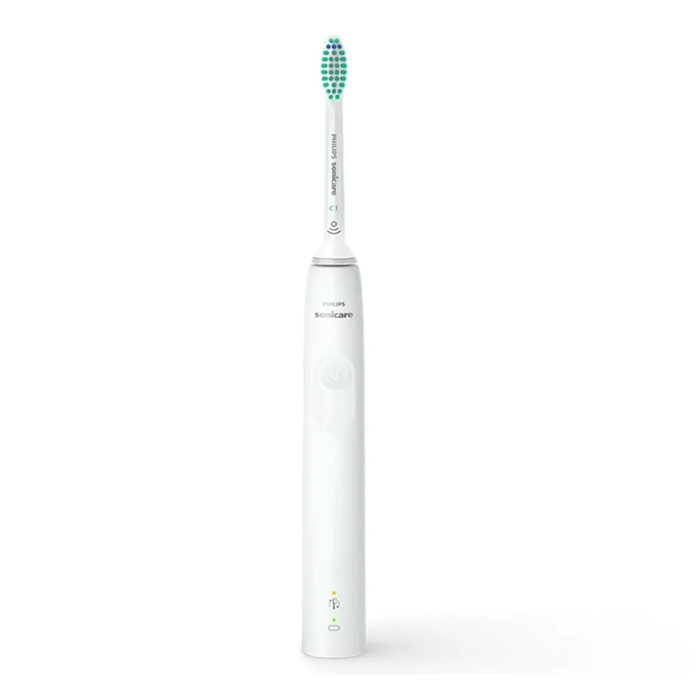 Periuta Dinti Electrica Seria 3100 Alb + Toc Transport Sonicare HX3673/13, Philips