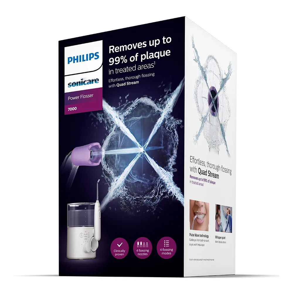 Dus Bucal Power Flosser 7000 Alb HX3911/40, Philips Sonicare
