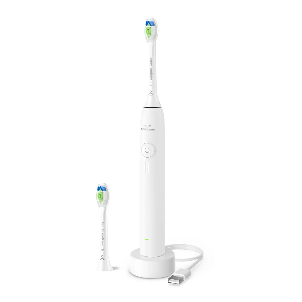 Periuta Electrica 3100 Sonicare HX4032/21, Alb + 2 Rezerve, Philips