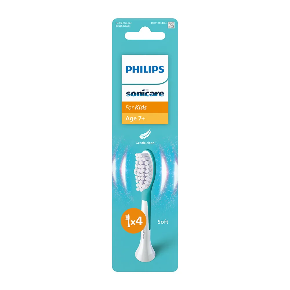 Rezerva Periuta Electrica Kids +7ani HX6044/90, 4 buc, Philips Sonicare