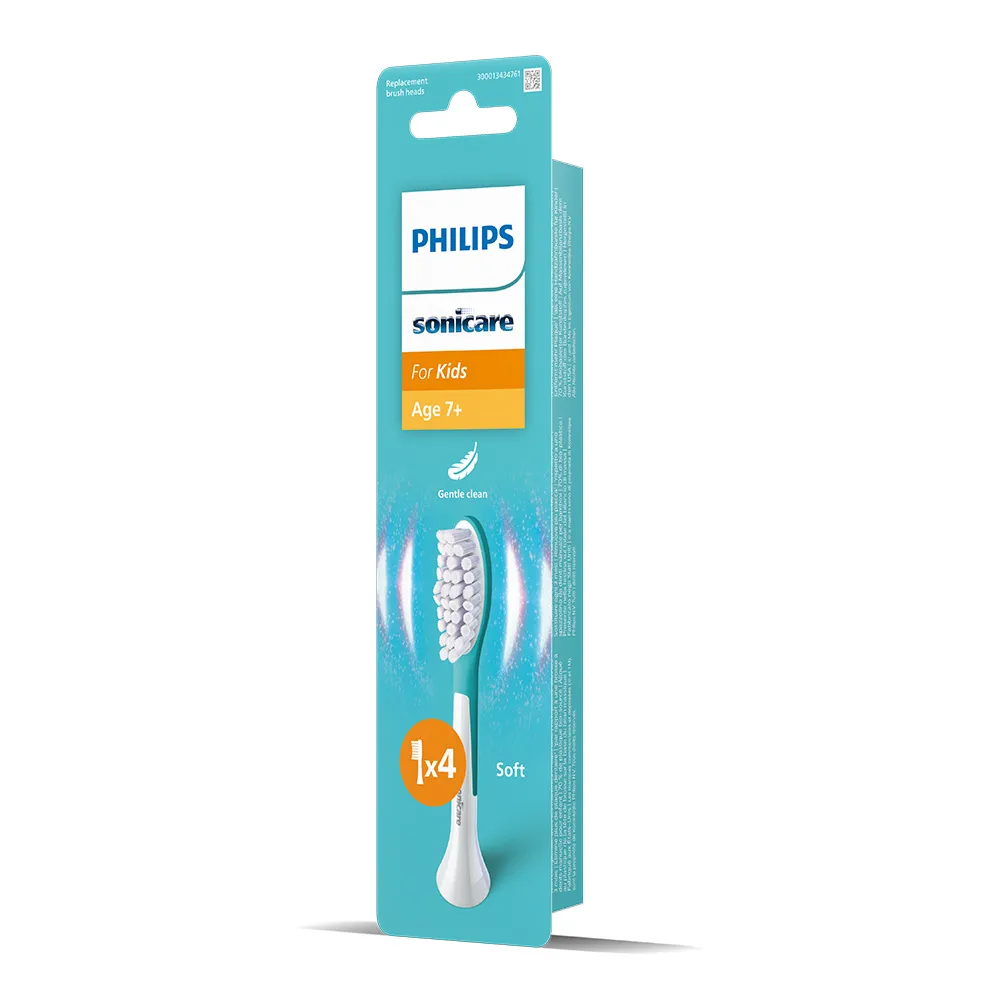 Rezerva Periuta Electrica Kids +7ani HX6044/90, 4 buc, Philips Sonicare