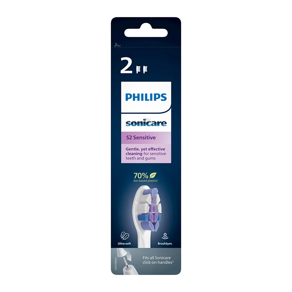 Rezerve Periuta Electrica Sensitive Sonicare HX6052/10, 2 buc, Philips