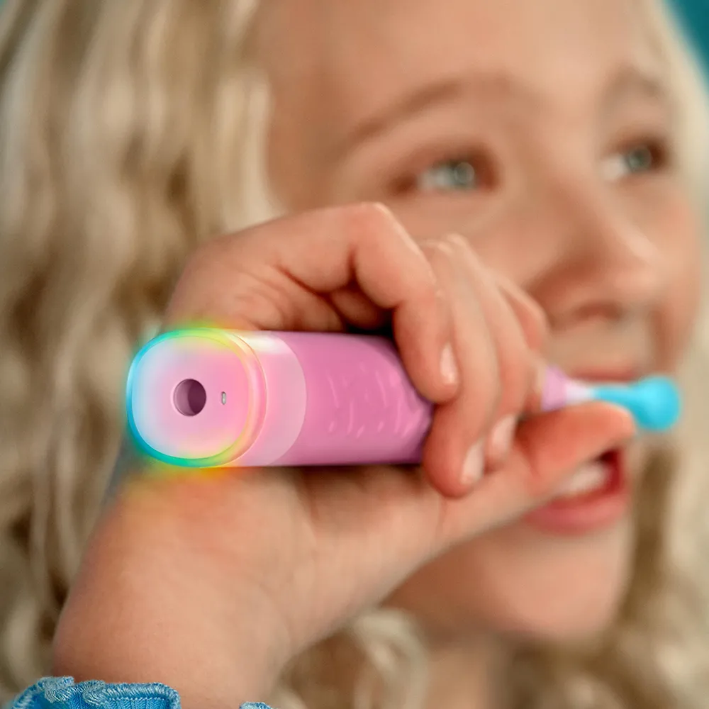 Periuta Electrica Kids Smart Roz HX6600/11 + 2 Rezerve, Philips Sonicare