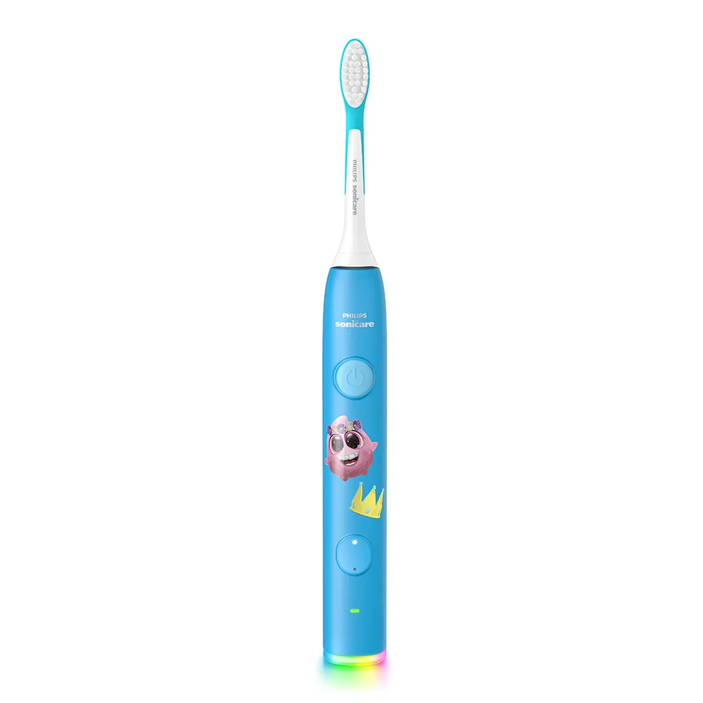 Periuta Electrica Kids Smart Bleu HX6600/12 + 2 Rezerve, Philips Sonicare