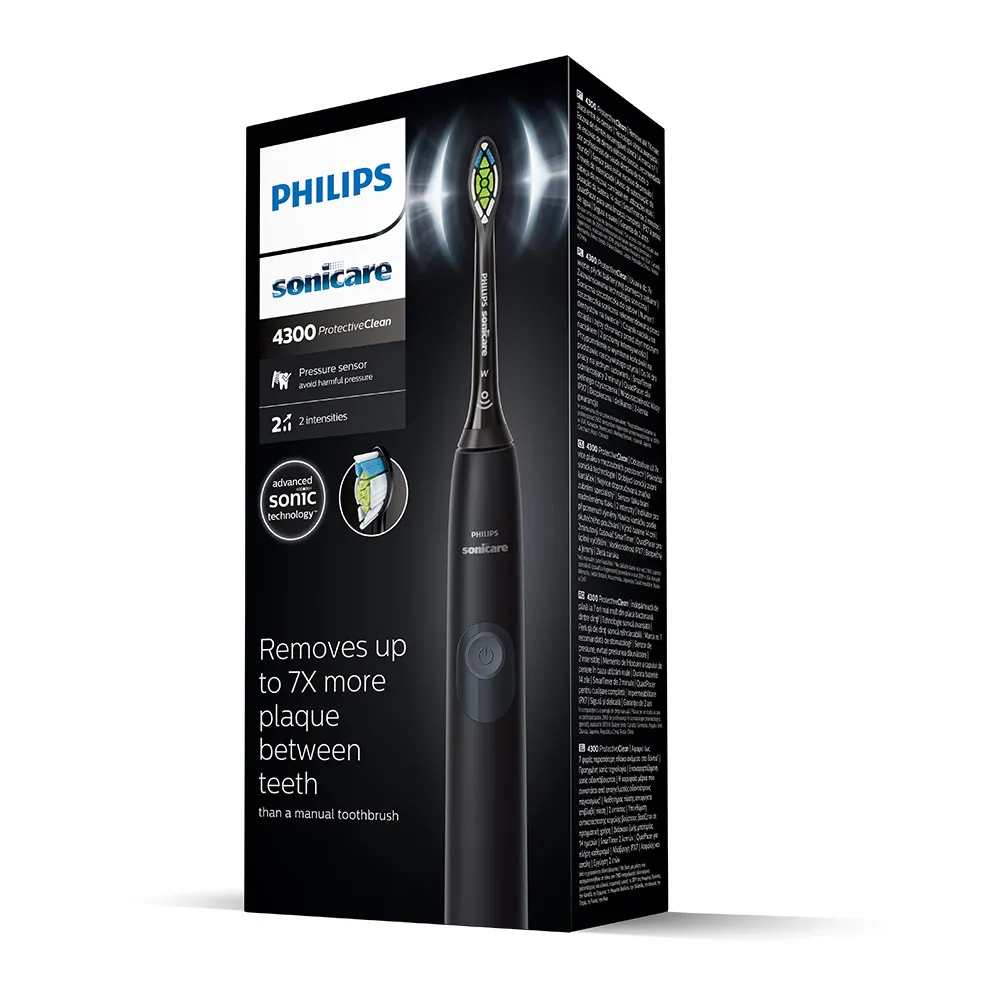Periuta de Dinti Electrica ProtectiveClean 6300 Negru Sonicare HX6800/44, Philips