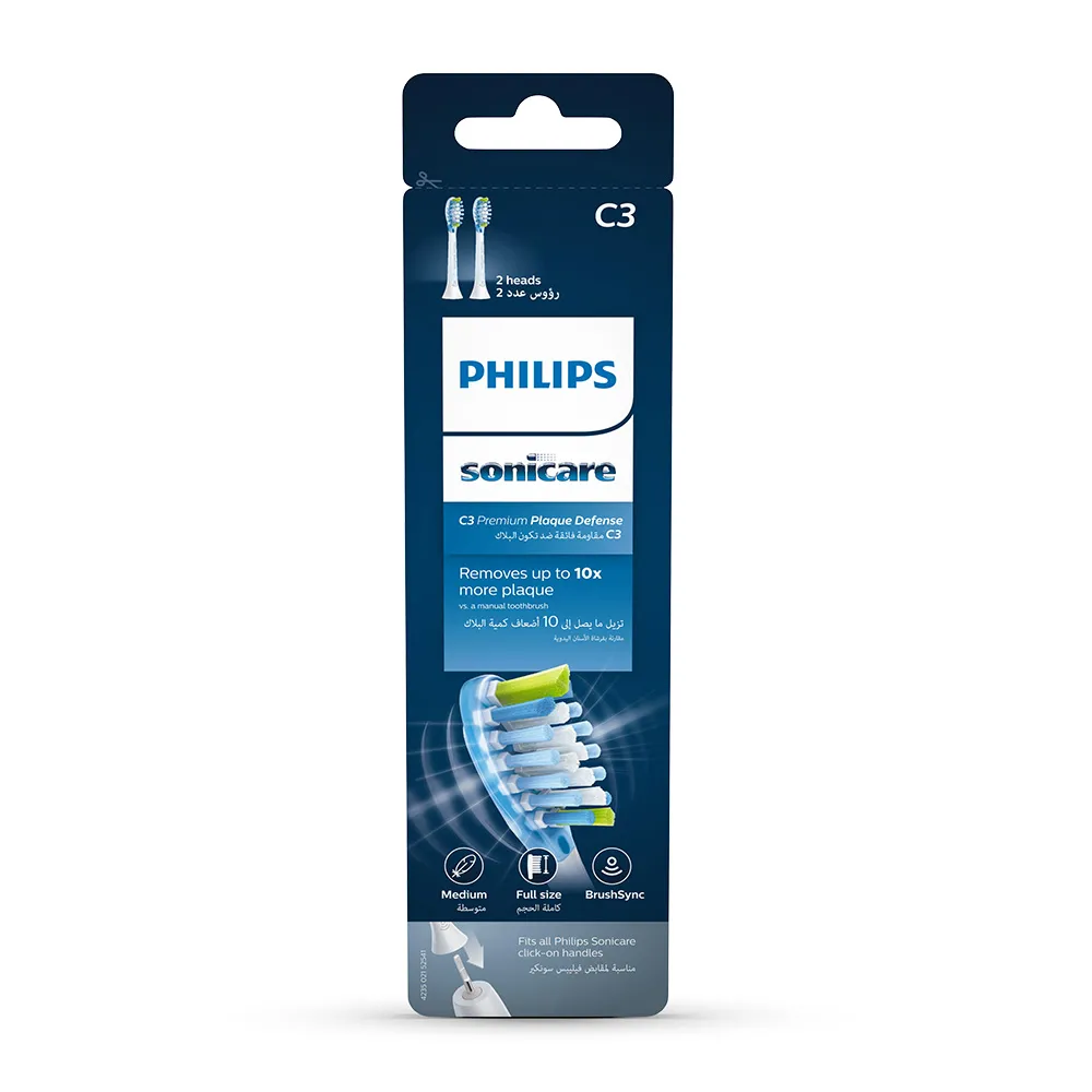 Rezerve Sonicare HX9042/17 C3 Premium Plaque Control R, 2 buc, Philips