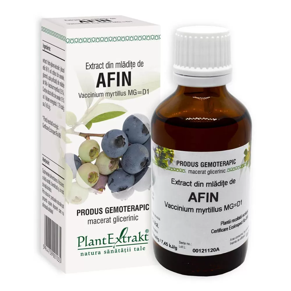 Extract din mladite de Afin, 50 ml, Plant Extrakt