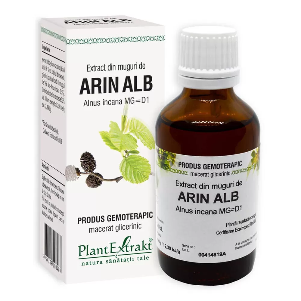 Extract din muguri de Arin Alb, 50 ml, Plant Extrakt