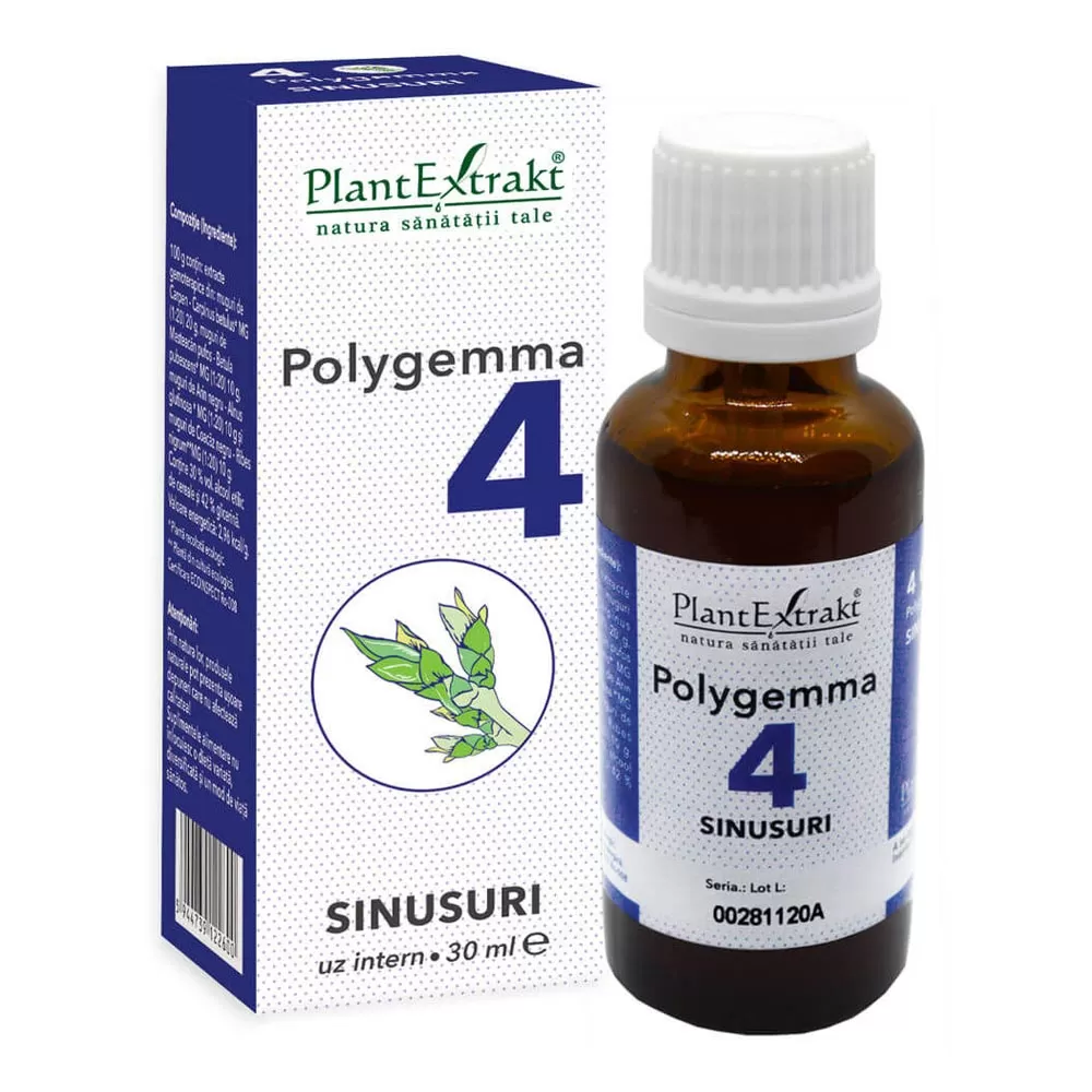 Polygemma 4, Sinusuri, 30 ml, Plant Extrakt