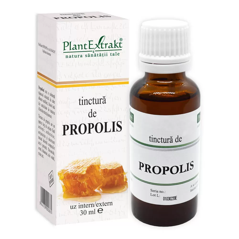 Tinctura de Propolis, 30 ml, Plant Extrakt