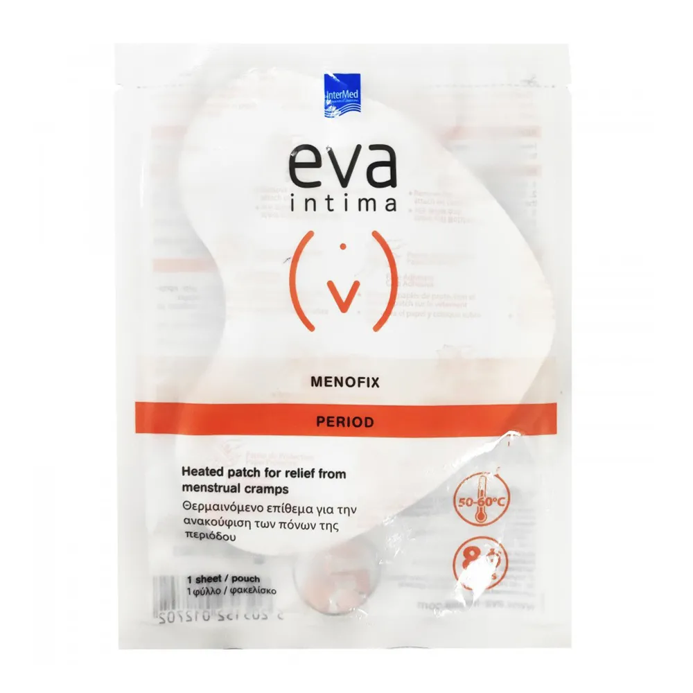 Plasture termic pentru ameliorarea durerilor menstruale Eva Intima Menofix, 1 bucata, Intermed