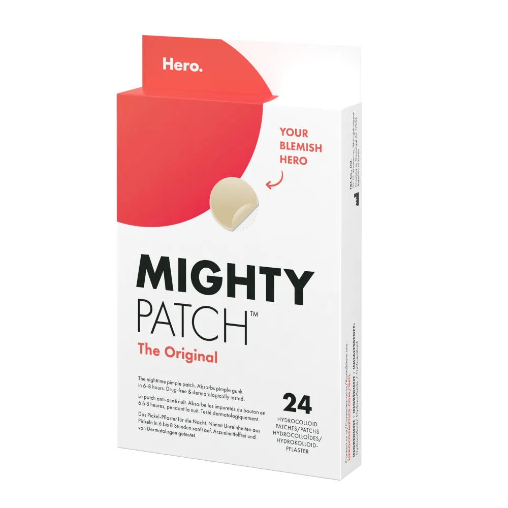 Plasturi Hidrocoloidali pentru Acnee, 24 bucati, Hero Mighty Patch Original