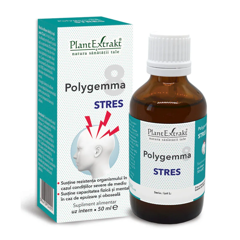 Polygemma 8, Stress, 50 ml, Plant Extrakt
