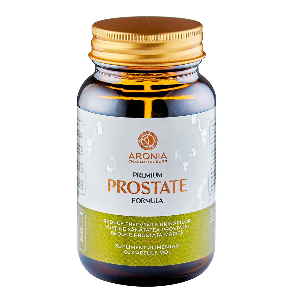 Premium Prostate Formula, 60 capsule moi, Aronia