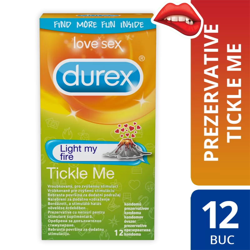 Prezervative Durex Emoji Tickle Me x 12 buc