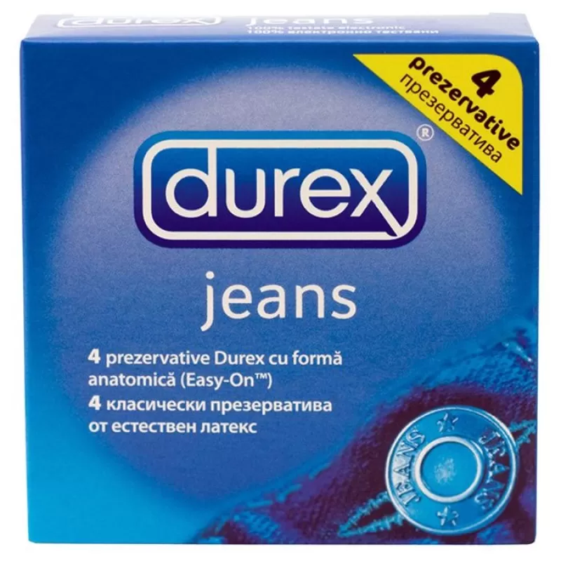 Prezervative Durex Jeans x 4 buc