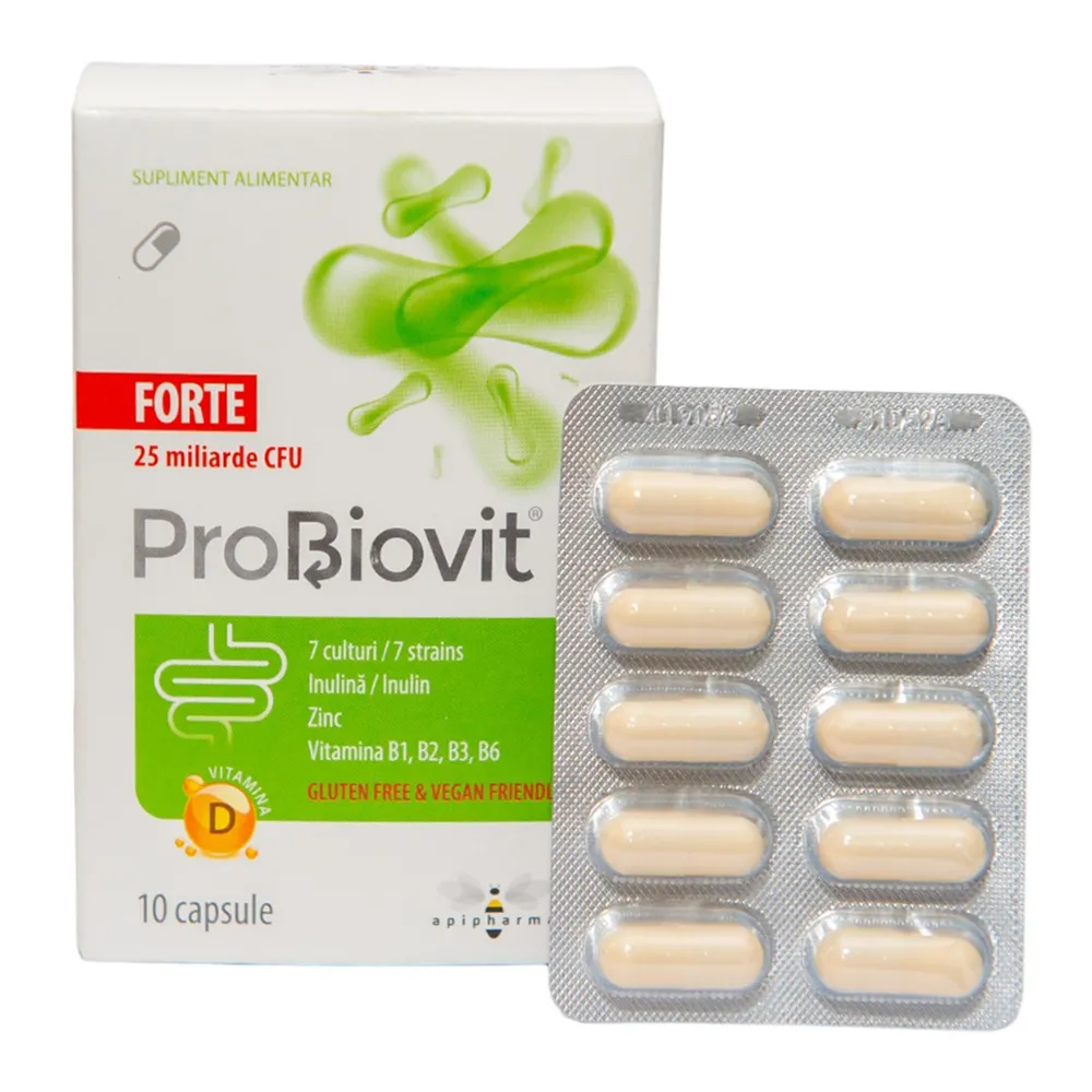 ProBiovit Forte, 10 capsule, Apiharma