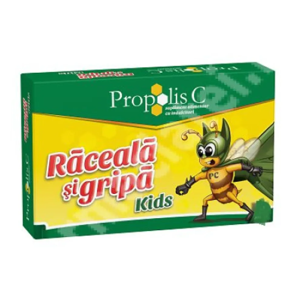 Propolis C Kids Raceala si Gripa - plc. x 15 - Fiterman