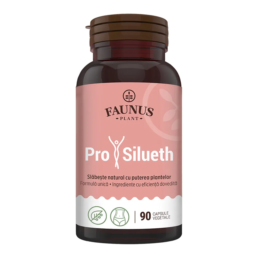 ProSilueth, 90 capsule vegetale, Faunus Plant