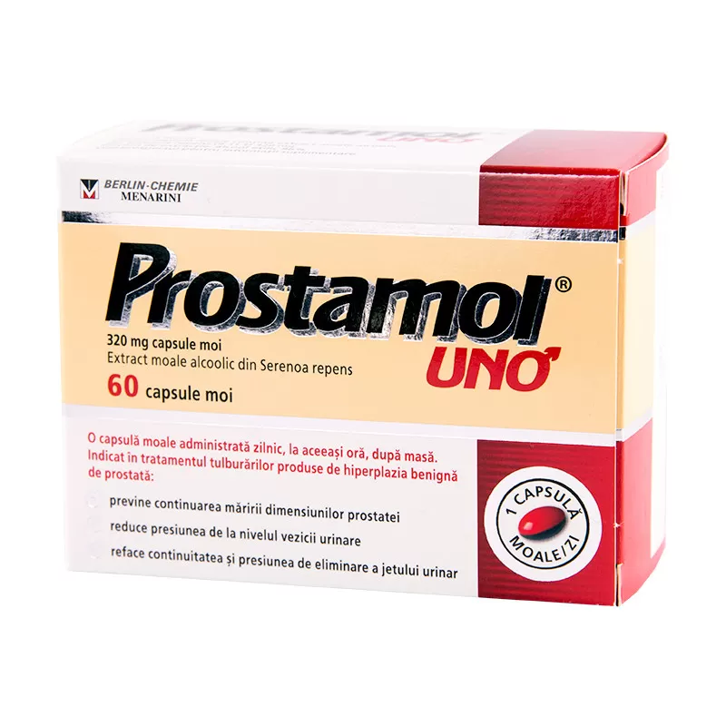 Prostamol uno, 320 mg, 60 capsule moi, Berlin-Chemie Ag