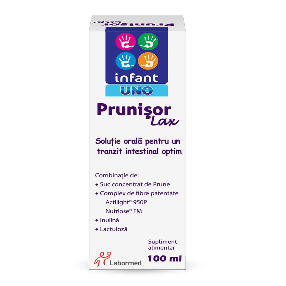 Prunisor Lax Infant Uno Sirop, 100ml, Labormed