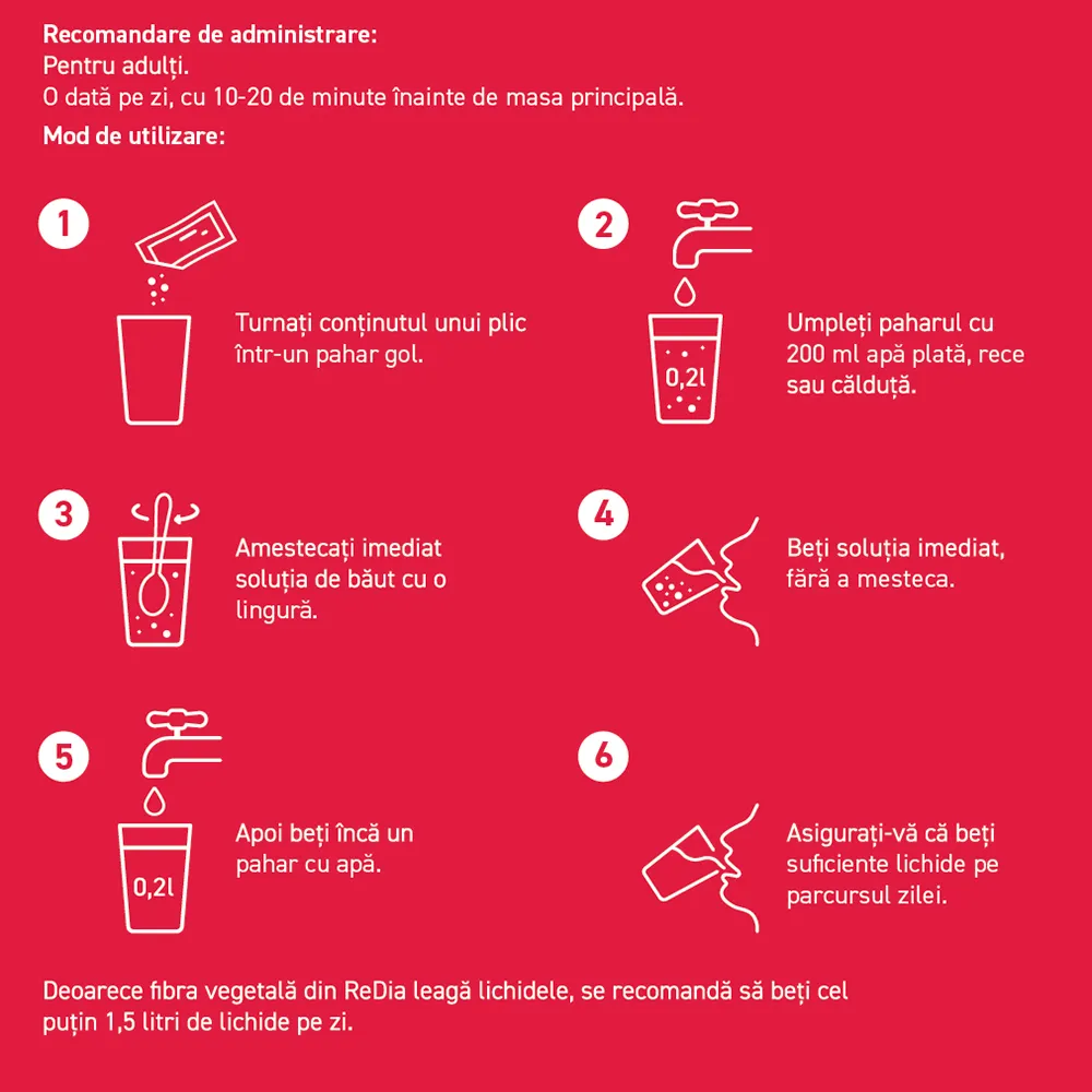 ReDia, 30 plicuri, Worwag Pharma