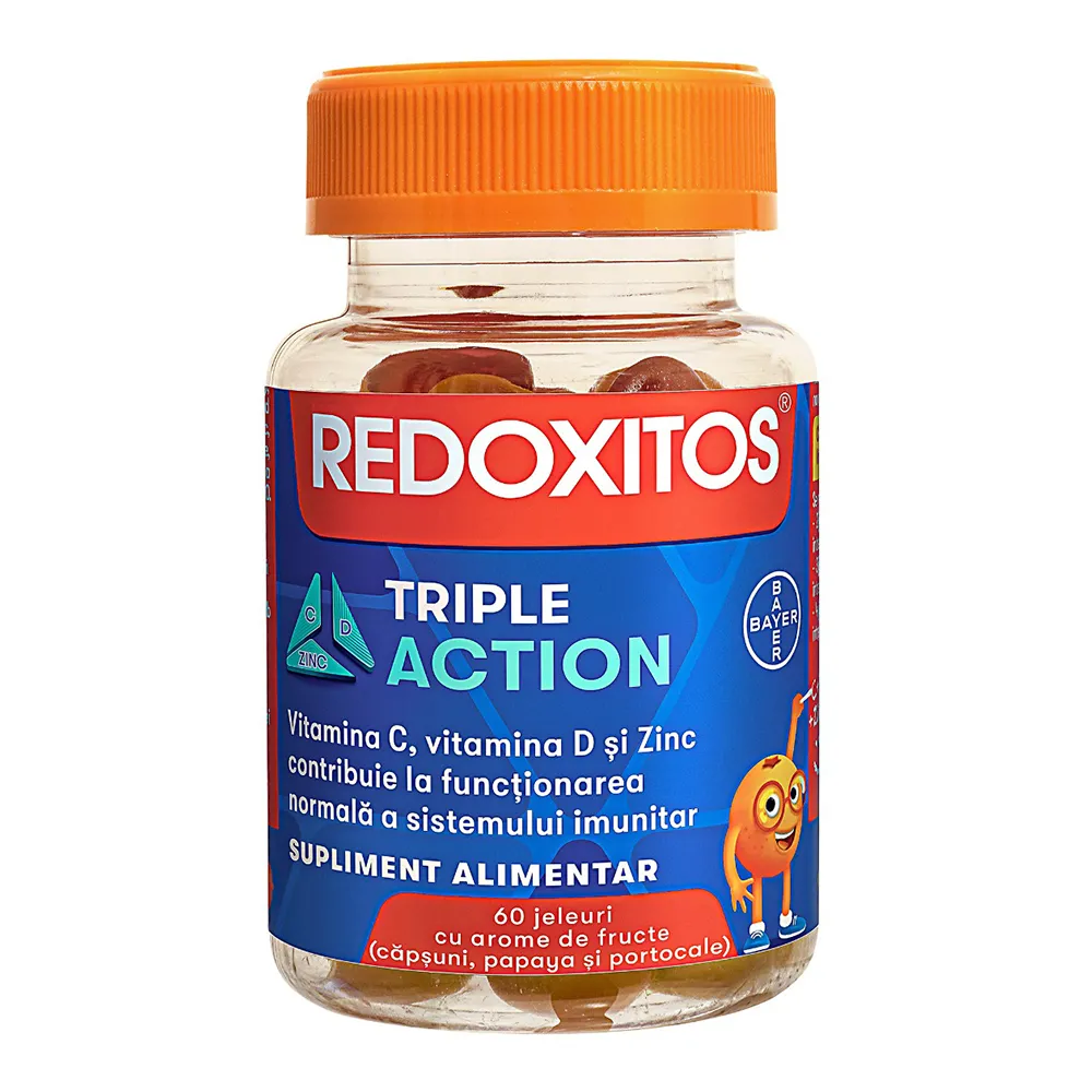 Redoxitos Triple Action, 60 jeleuri, Bayer