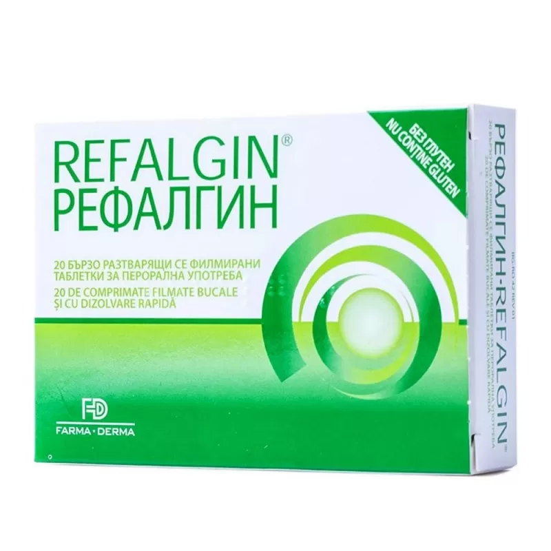 Refalgin, 20 comprimate, Farma-Derma