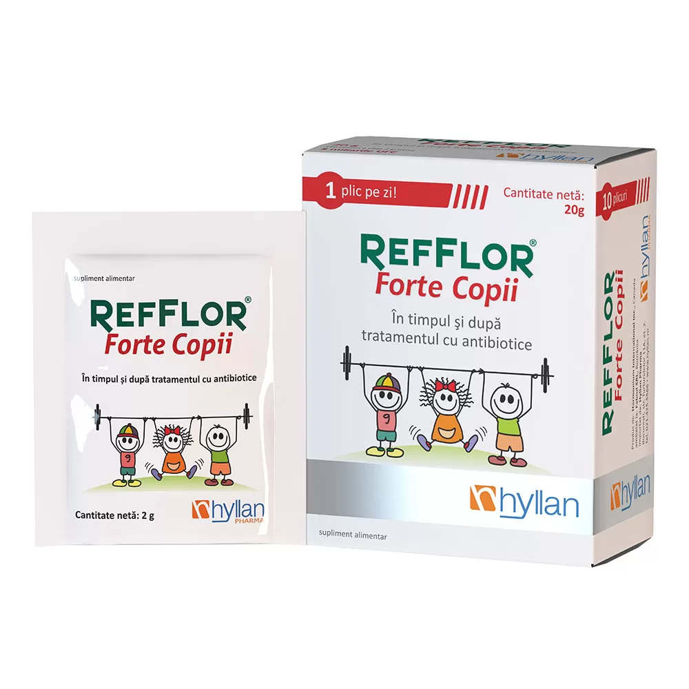 Refflor Forte copii, 10 plicuri, Hyllan