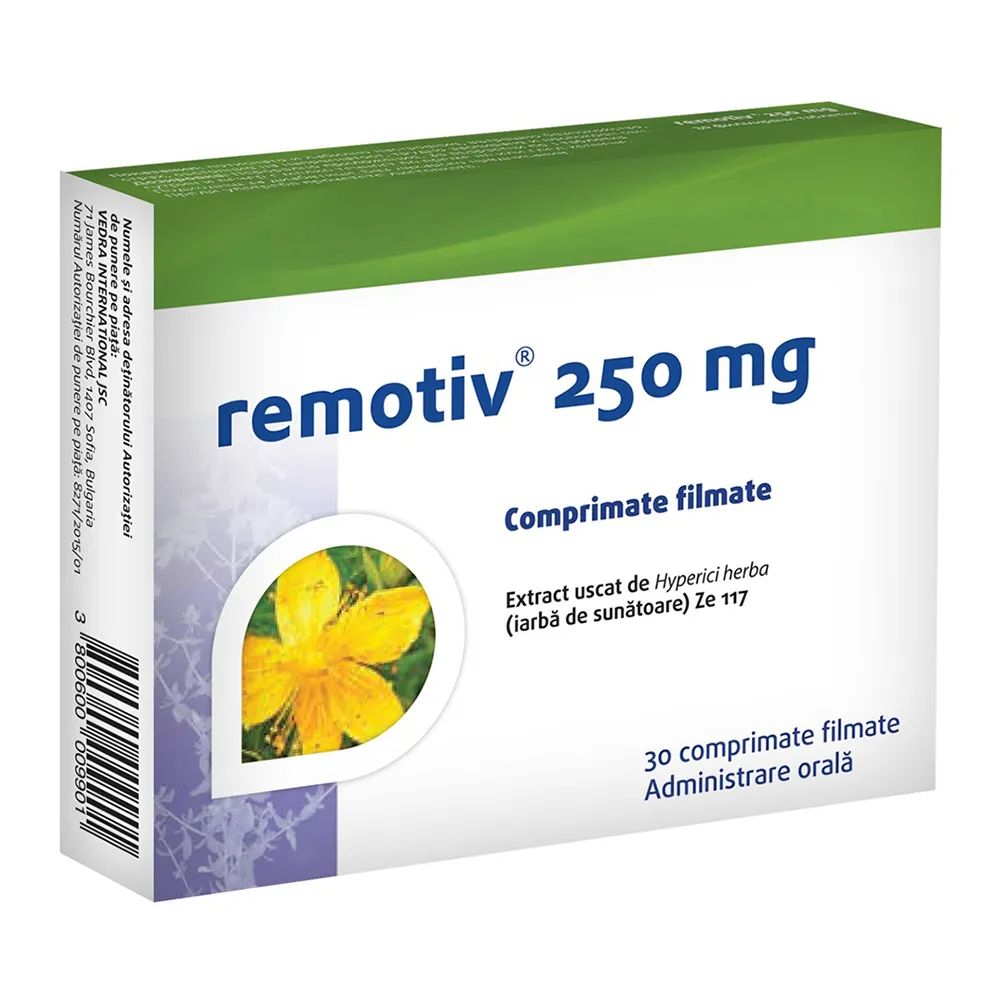 Remotiv 250mg, 30 comprimate filmate