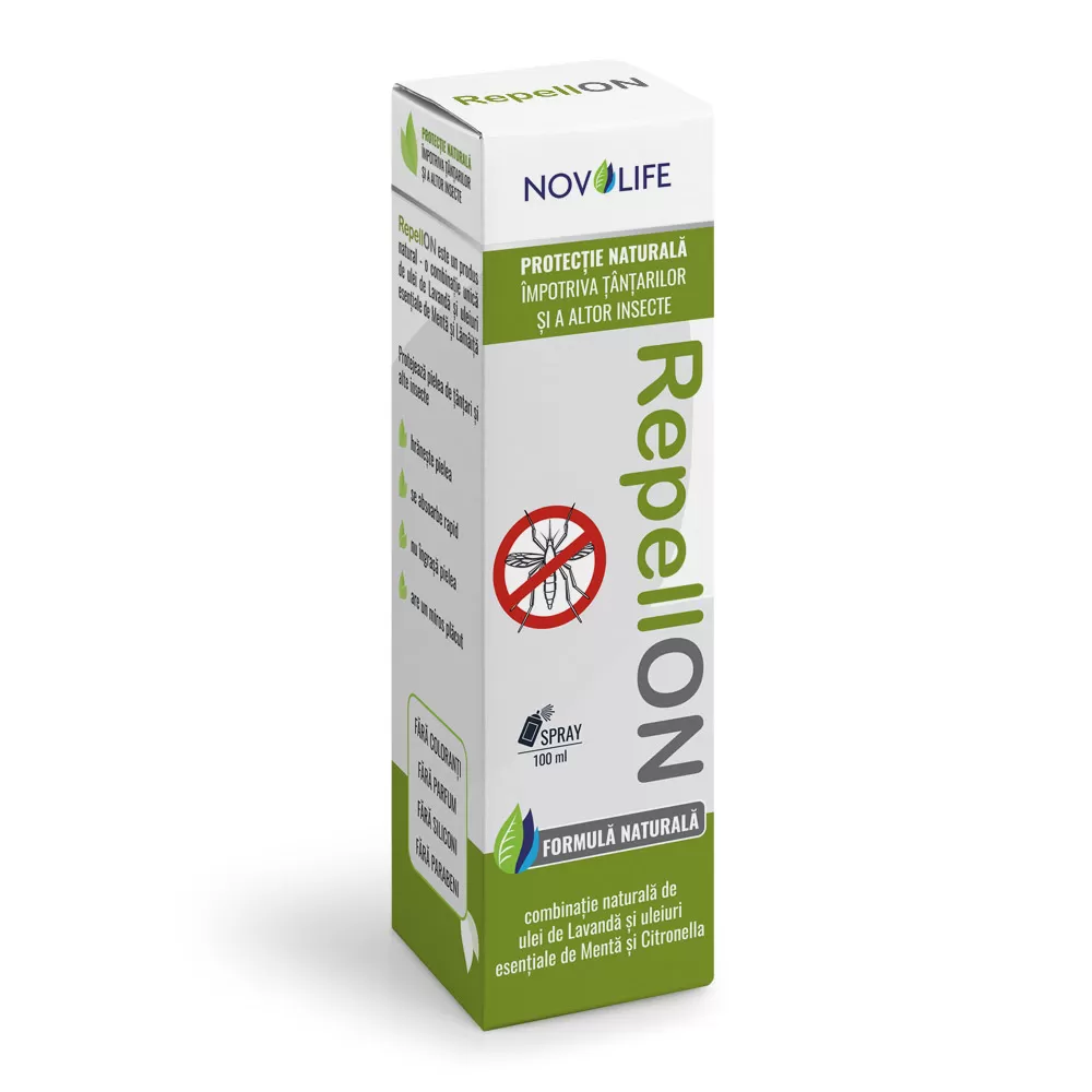 Spray anti tantari RepellOn, 100 ml, Novolife