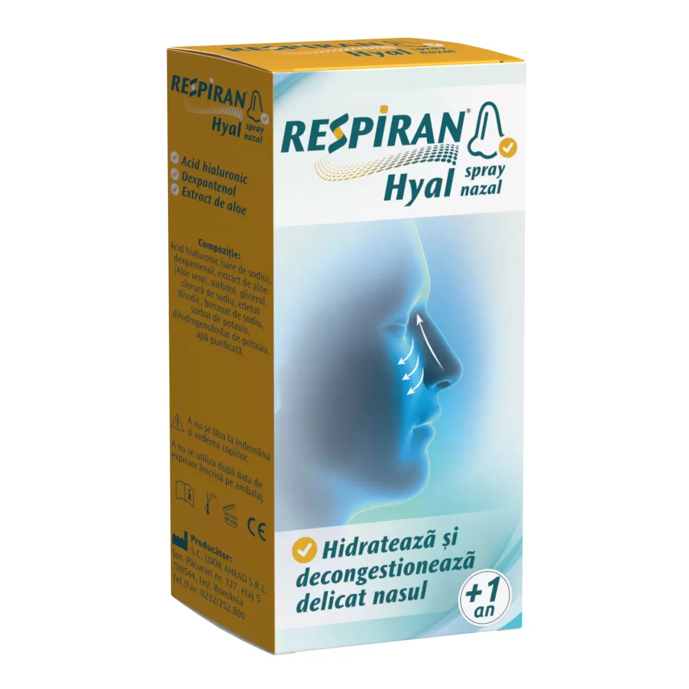Respiran Hyal- spray nazal x 20 ml - Fiterman