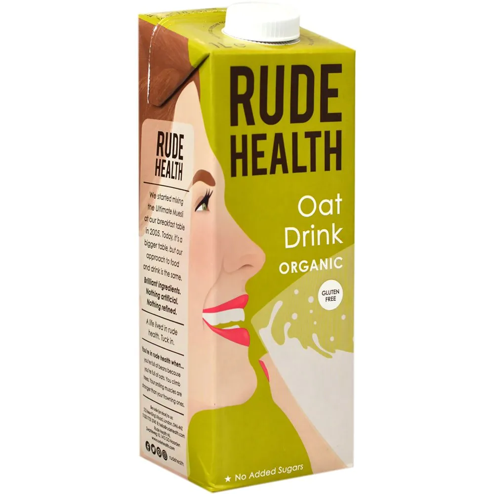 Rude Health Bio Bautura Vegetala din Ovaz Organic x 1000ml