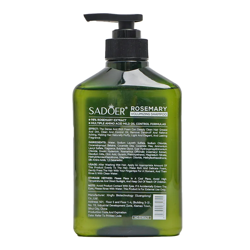 Sampon cu Rozmarin Sadoer, 500ml - Romtox