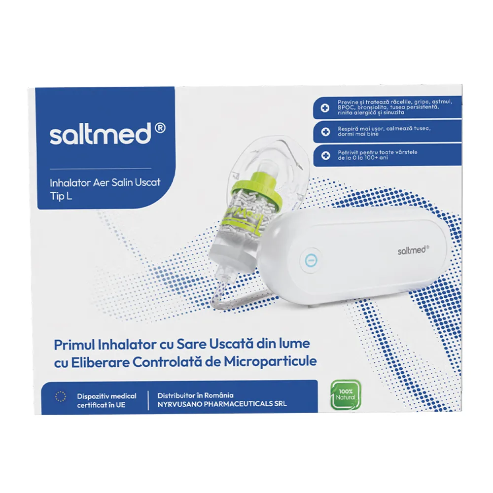 Inhalator Salin Uscat Dry Salt Inhaler Tip L, Saltmed