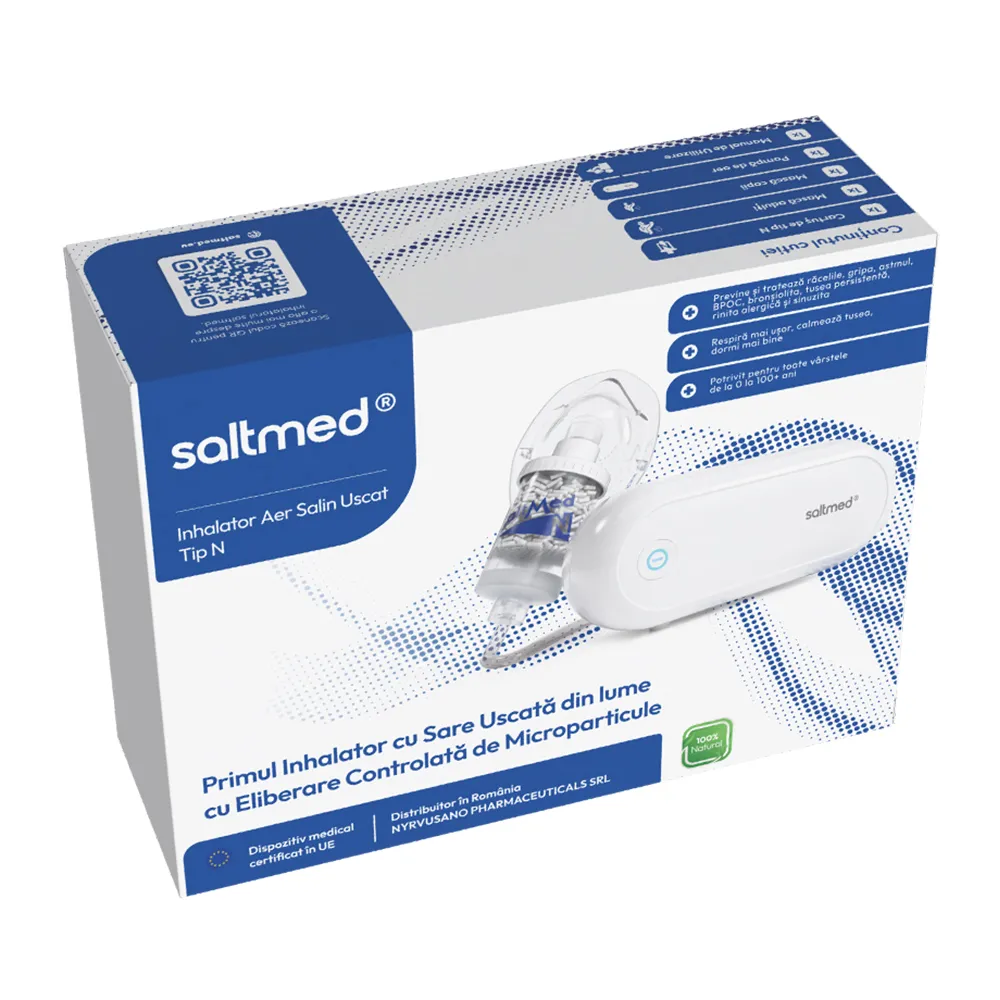 Inhalator Salin Uscat Dry Salt Inhaler Tip N, Saltmed