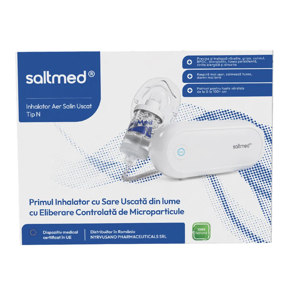 Inhalator Salin Uscat Dry Salt Inhaler Tip N, Saltmed