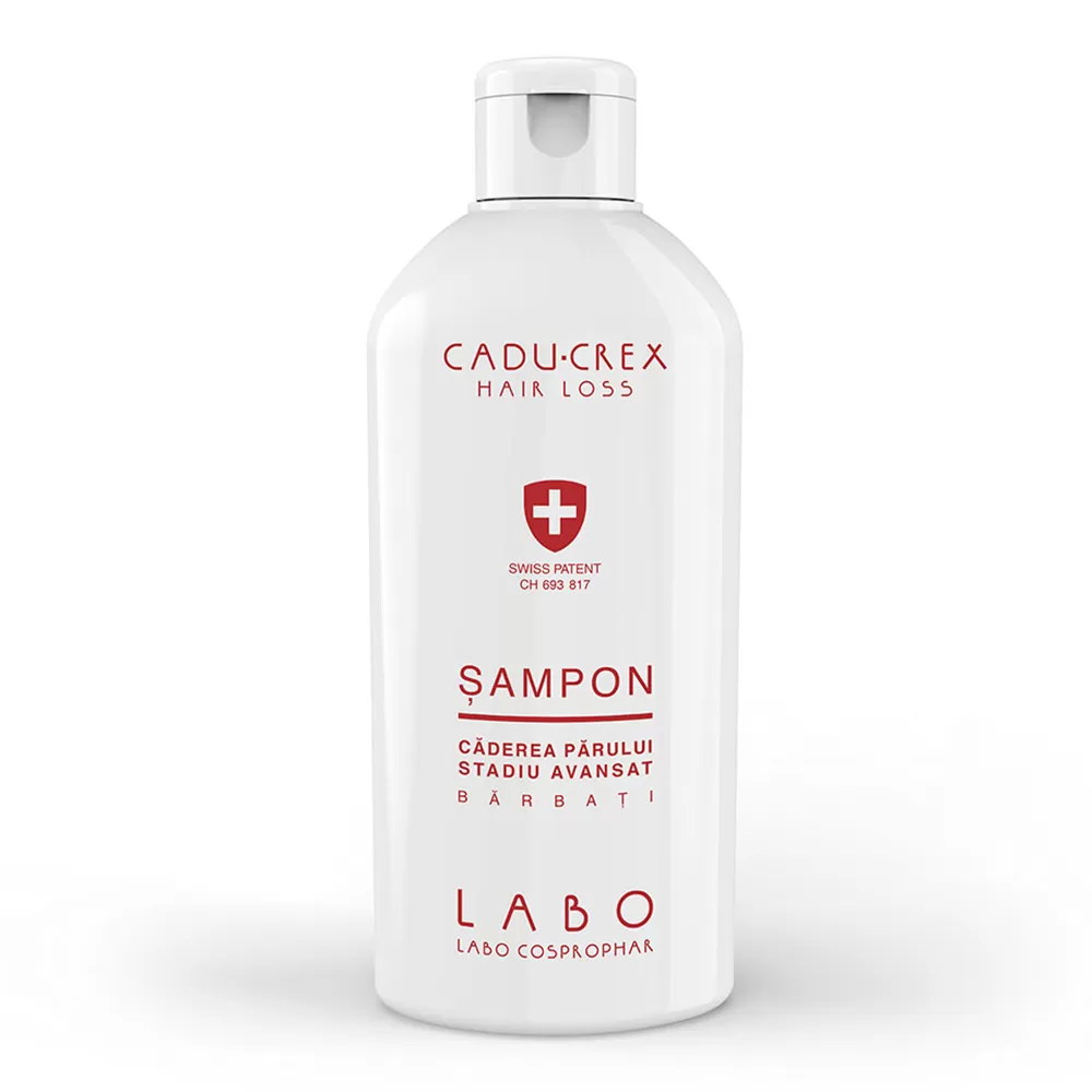 Sampon impotriva caderii parului pentru barbati stadiu avansat Cadu-Crex, 200ml, Labo