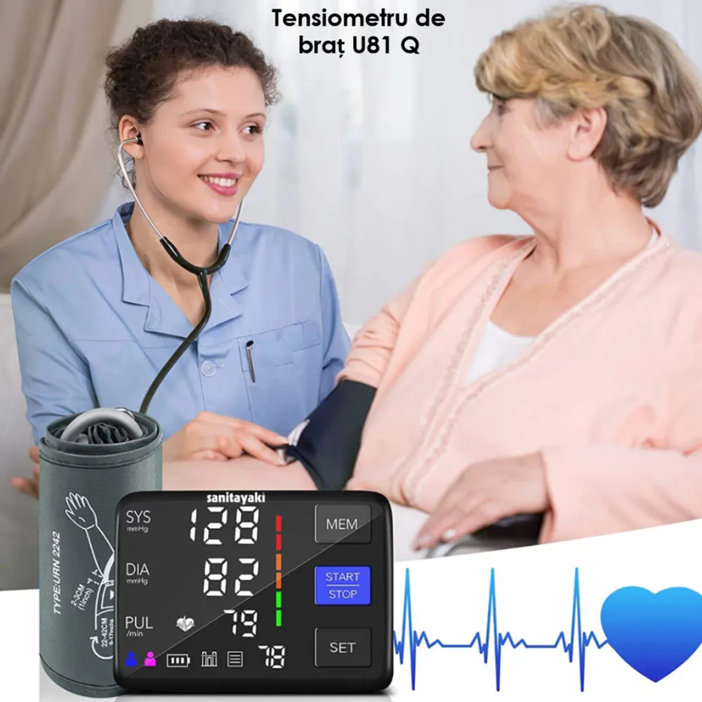 Tensiometru Automat de Brat U81Q, Sanitayaki