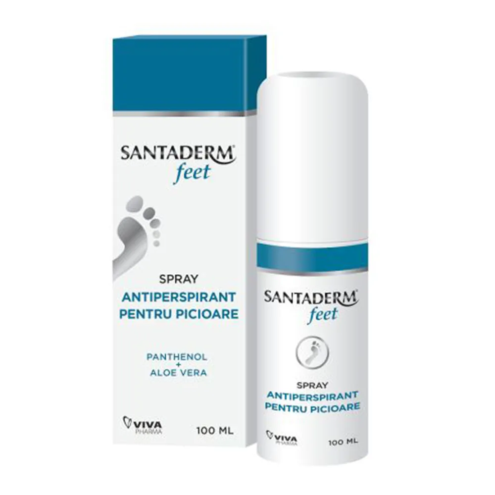 Santaderm Feet Spray Antiperspirant pt Picioare x 100ml