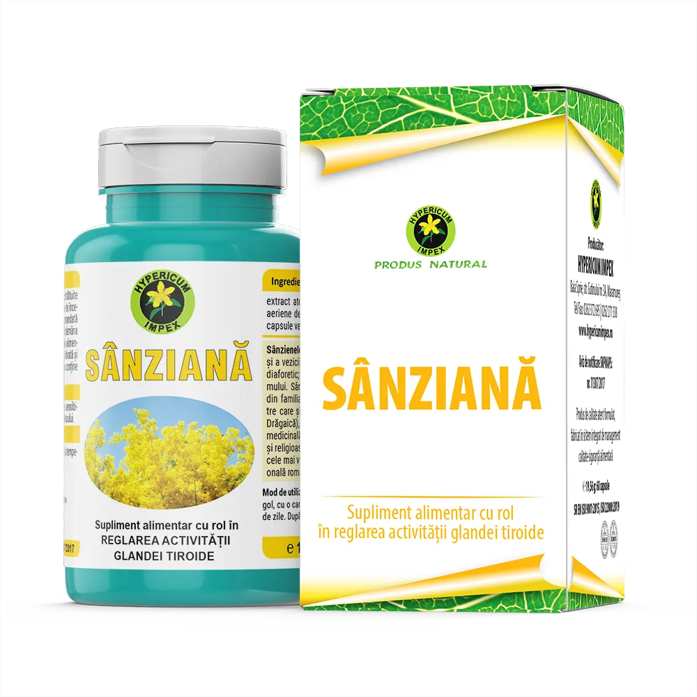 Sanziana,60 capsule, Hypericum