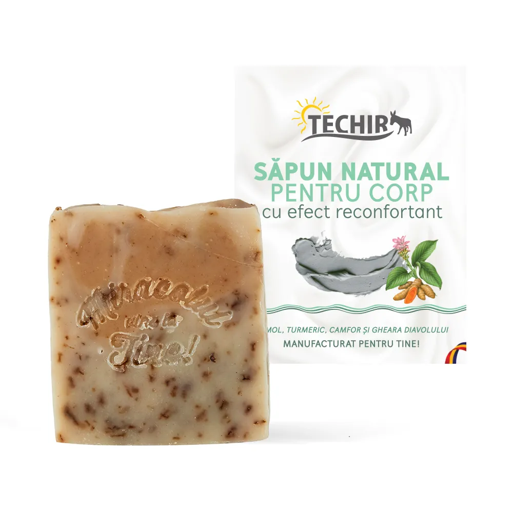 Sapun natural terapeutic cu efect antireumatic, 120 g, Techir
