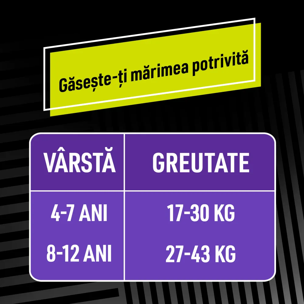 Scutece-chiloțel de noapte Ninjamas, pentru fetițe, 8-12 ani, 27-43 kg, 9 buc