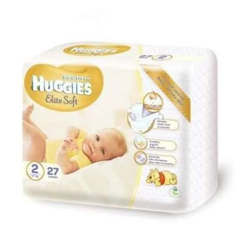 Scutece Huggies nr.2 Elite-Soft 4-7kg x 27
