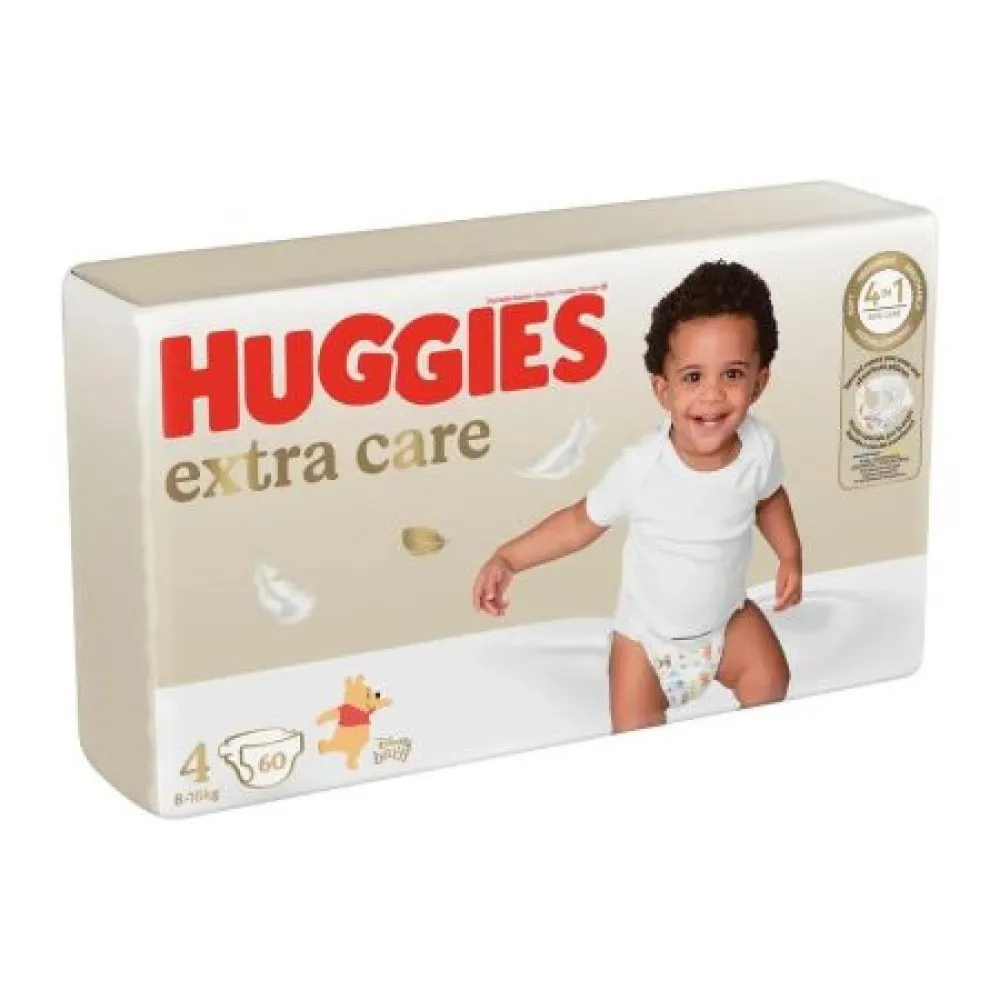 Scutece Huggies nr.4 Extra Care 8-14 kg x 60