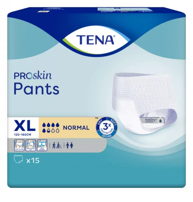Scutece tip chilot Pants Normal XL (791715), 15 bucati, Tena